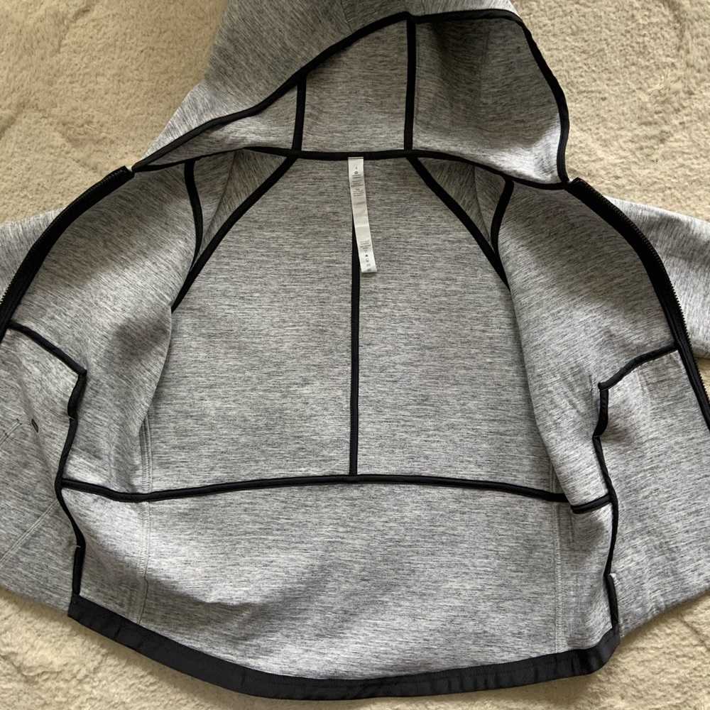 Lululemon City Bound Hoodie Heathered Space Grey View 5
